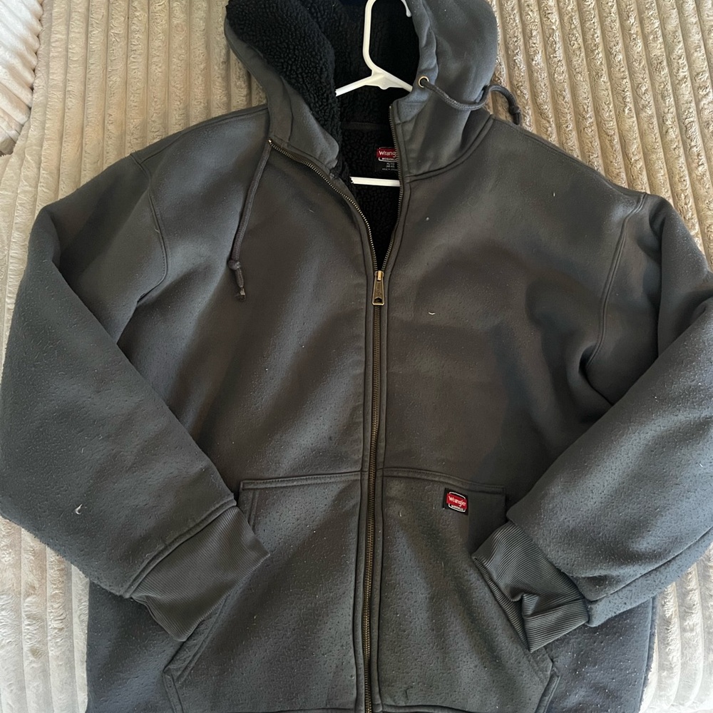 Men's dark gray  Hooded Jacket